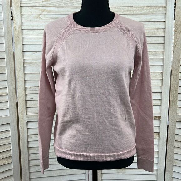 Lululemon Pink Tied To You Merino Wool Sweater 6 - Picture 2 of 11